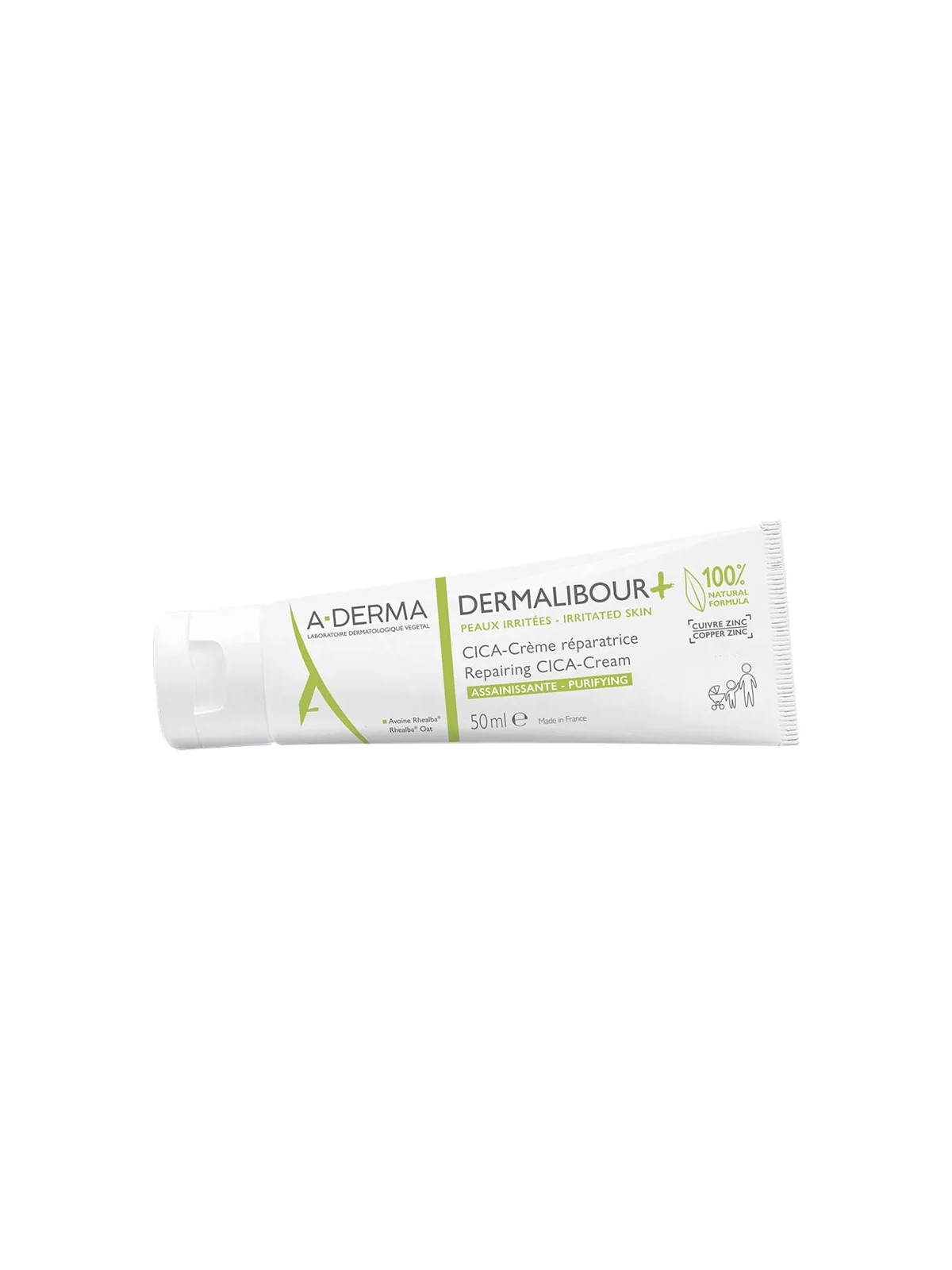 A-Derma Dermalibour+ Cica - Crème Réparatrice Peaux Irritées 50ml