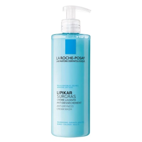 La Roche-Posay Lipikar Crème lavante douche Surgras bébé à l'adulte Peaux sèches 400ml