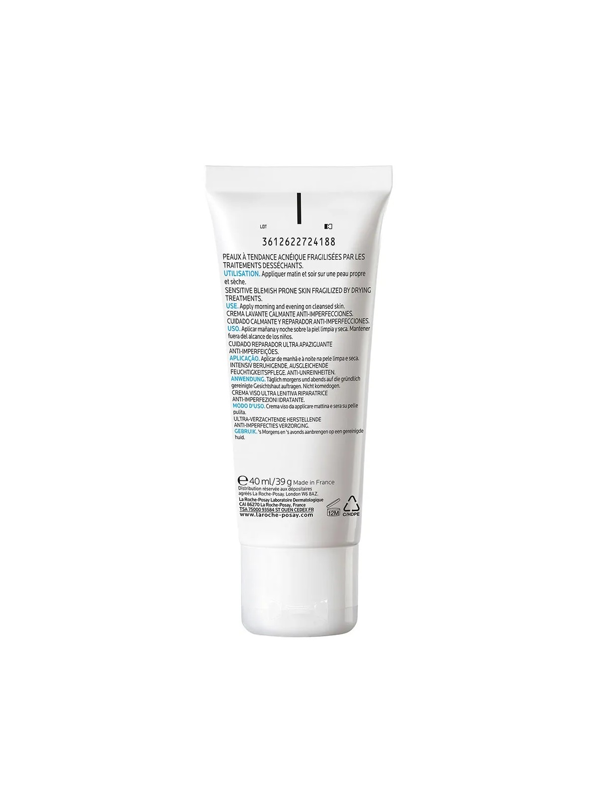 La Roche-Posay Effaclar Soin réparateur apaisant Effaclar H Iso-Biome 40ml