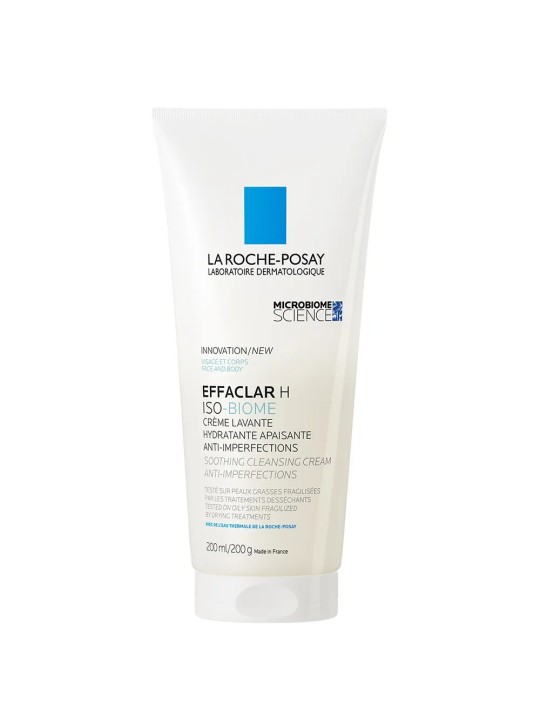 La Roche-Posay Iso-biome Crème lavante apaisante anti-imperfections 200 ml