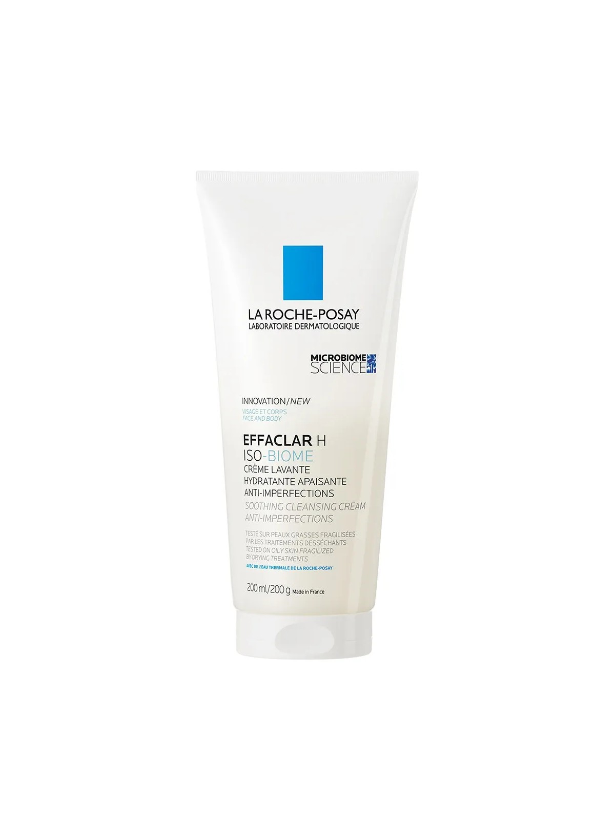 La Roche-Posay Iso-biome Crème lavante apaisante anti-imperfections 200 ml