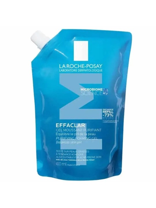 La Roche-Posay Effaclar Gel Moussant EcoRecharge Peaux Grasses Tendance Acneique 400ml