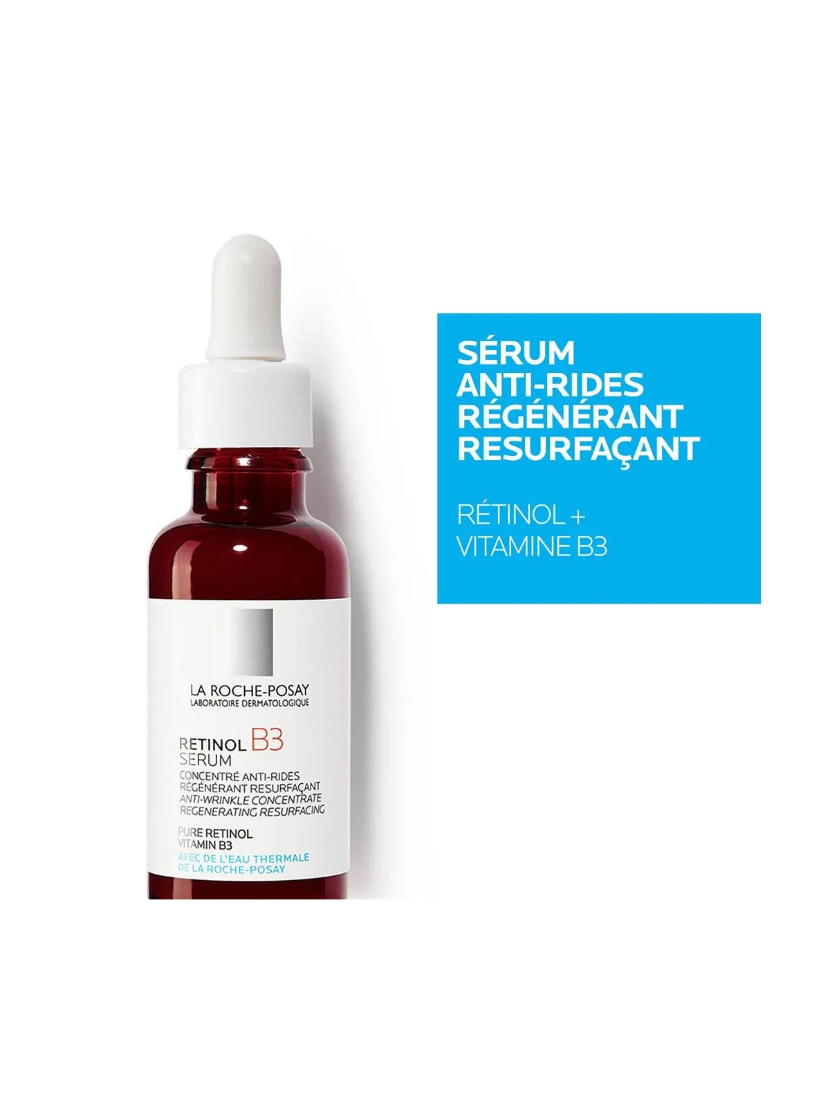 La Roche-Posay Retinol B3 Sérum anti-rides au Rétinol régénérant resurfaçant 30ml