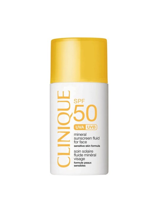 Clinique Sun Soin solaire fluide Minéral SPF50 Visage 30ml