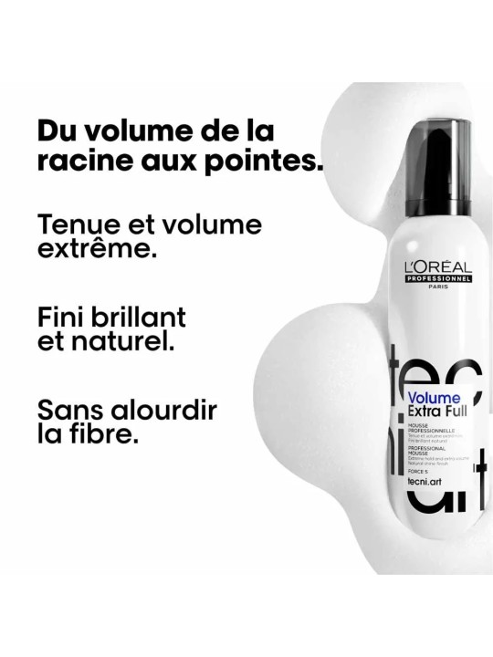 L'Oréal Professionnel Tecni Art Full Volume Etra Mousse Volume Fixation Extra Forte Force 5 250ml