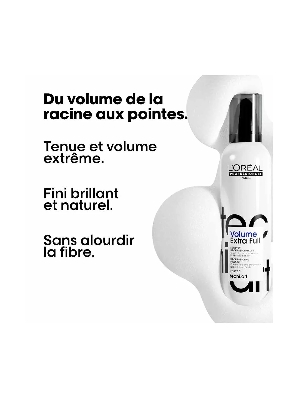 L'Oréal Professionnel Tecni Art Full Volume Etra Mousse Volume Fixation Extra Forte Force 5 250ml