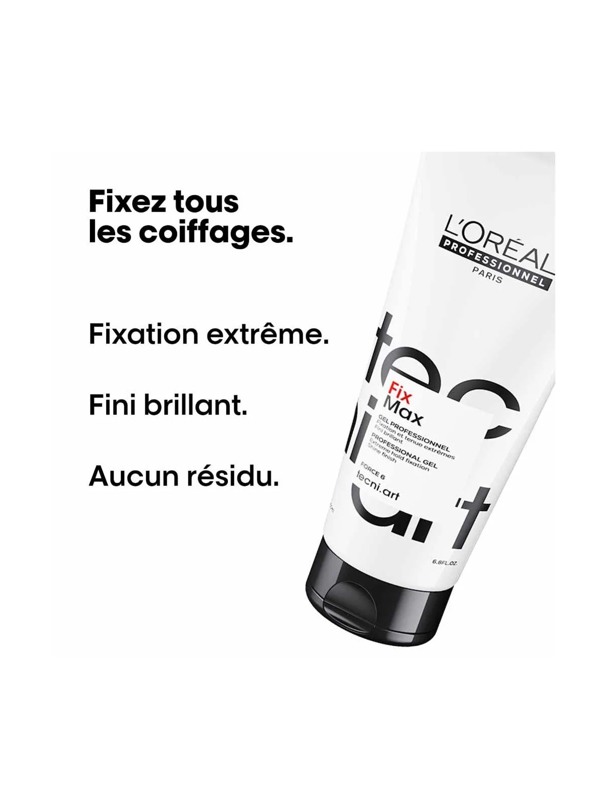 L'Oréal Professionnel Tecni Art Fix Max Gel Sculpture Et Extra-fixation Force 6 200ml