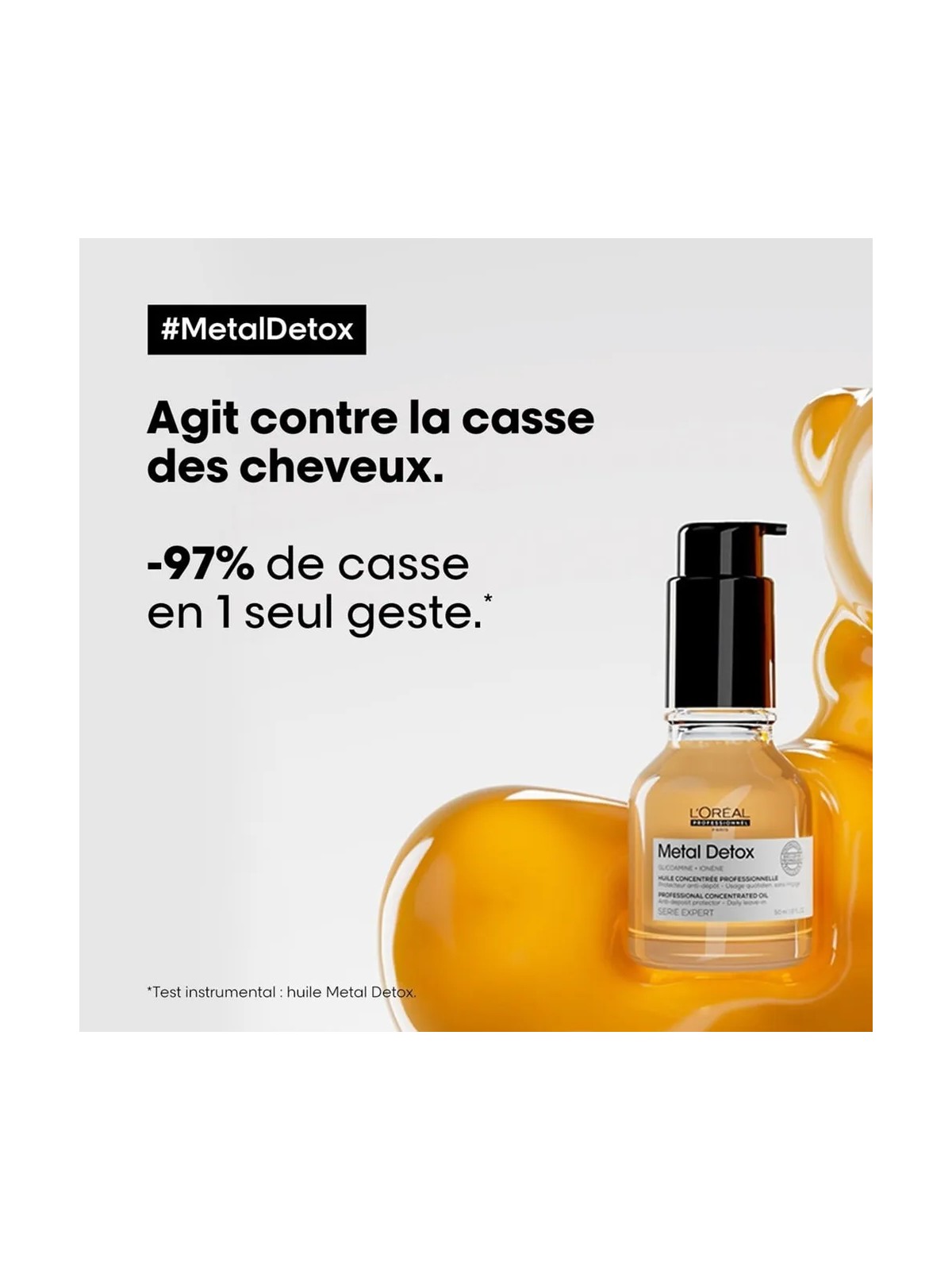 L'Oréal Professionnel Metal Detox Huile concentrée protectrice anti-dépôt 50ml