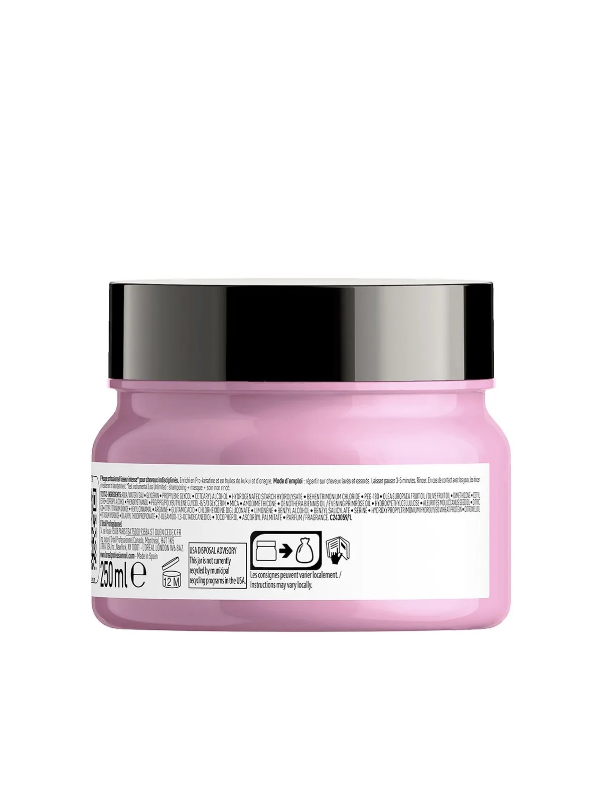 L'Oréal Professionnel Liss Unlimited L'oreal Professionnel Serie Expert masque Lissage Intense 250ml