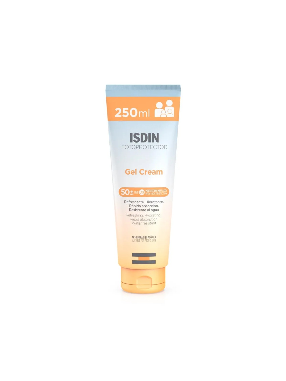 Isdin Gel Cream Crème solaire corps SPF50 Fotoprotector 250ml