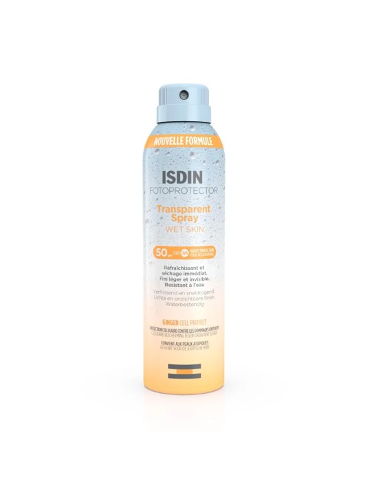 Isdin Transparent Spray Crème solaire corps SPF50 Fotoprotector 250ml