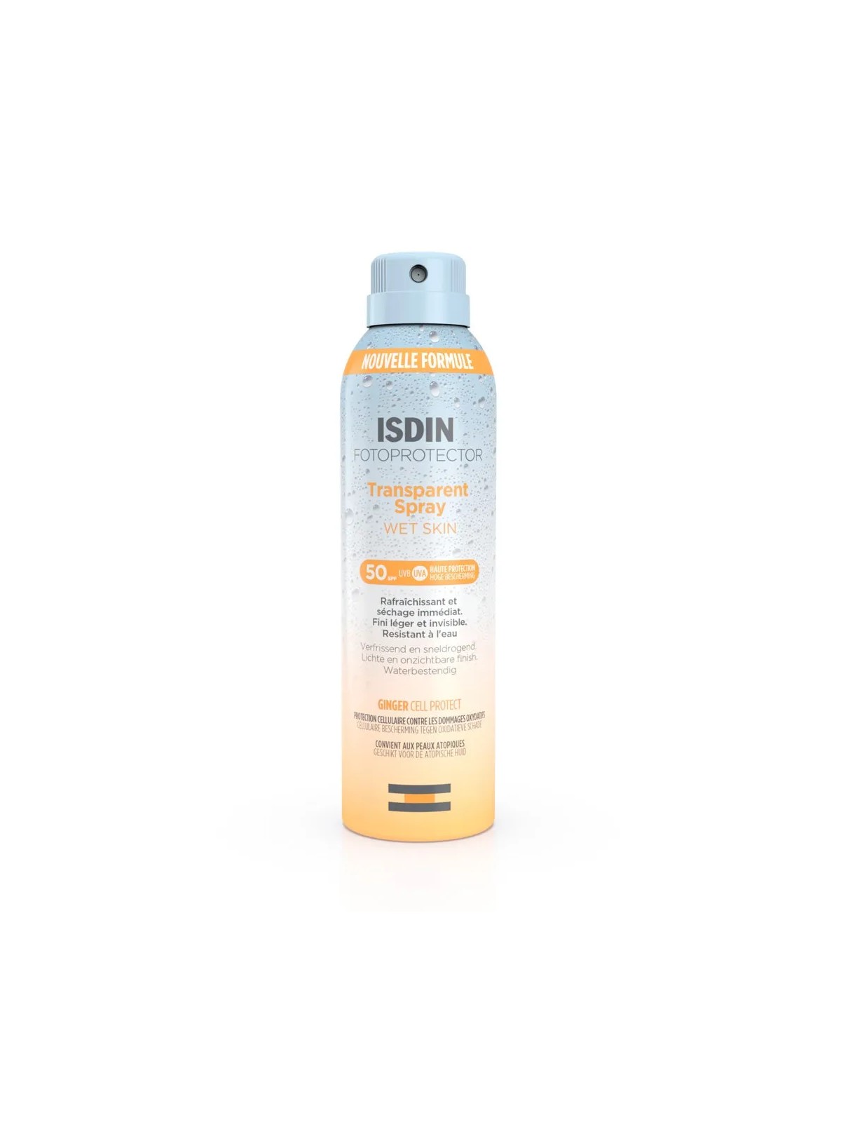 Isdin Transparent Spray Crème solaire corps SPF50 Fotoprotector 250ml