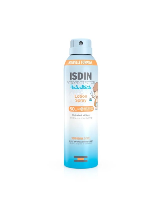 Isdin Lotion Spray Fluide protecteur SPF50 Fotoprotector Pediatrics 250ml