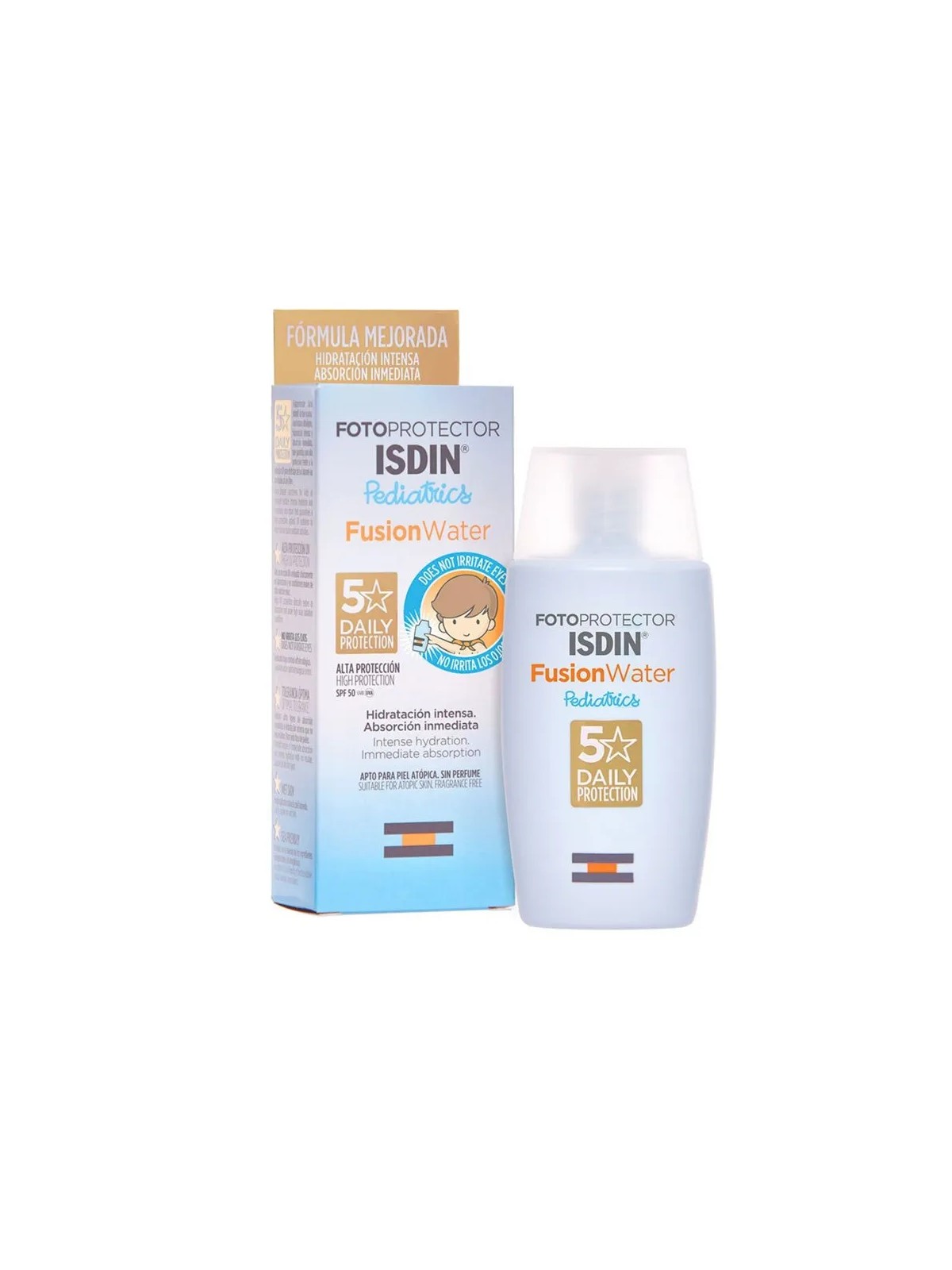 Isdin FusionWater Crème solaire visage pour enfants SPF50 Fotoprotector Pediatrics 50ml