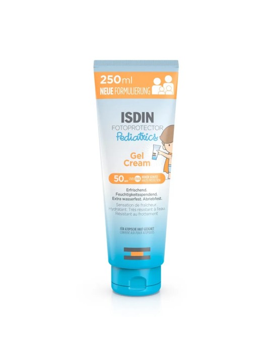 Isdin Gel Cream Crème solaire corps pour enfants SPF50 Fotoprotector Pediatrics 250ml