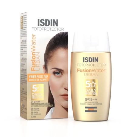 Isdin FusionWater Crème solaire visage anti-pollution SPF30 Urban Fotoprotector 50ml