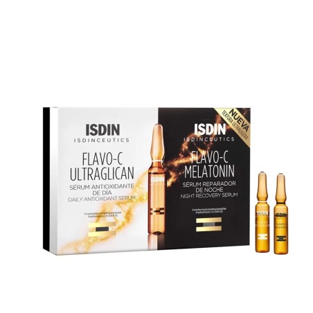 Isdin Flavo-C Routine antioxydante 20 ampoules x 2ml