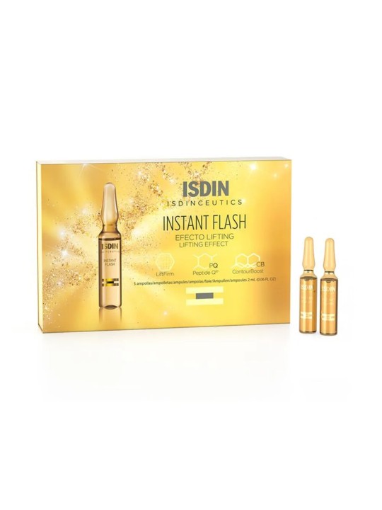 Isdin Instant Flash Sérum effet lifting Effet lifting immédiat 5 ampoules x 2ml