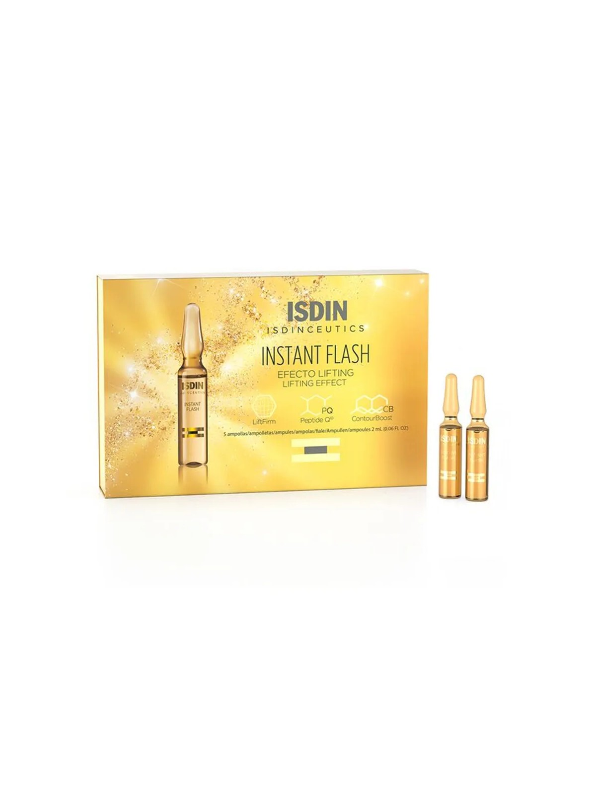 Isdin Instant Flash Sérum effet lifting Effet lifting immédiat 5 ampoules x 2ml