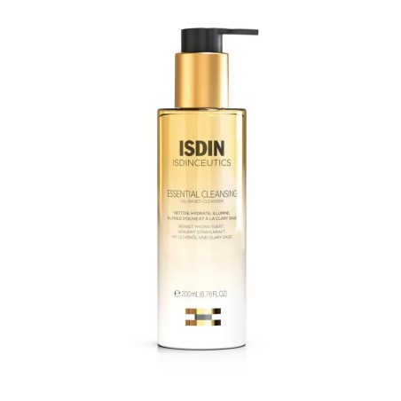 Isdin Essential Cleansing Huile nettoyante et démaquillante visage 200ml