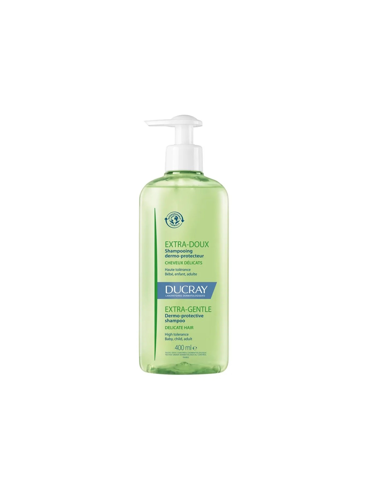 Ducray Extra-Doux Shampoing Dermo-Protecteur Pompe 400ml