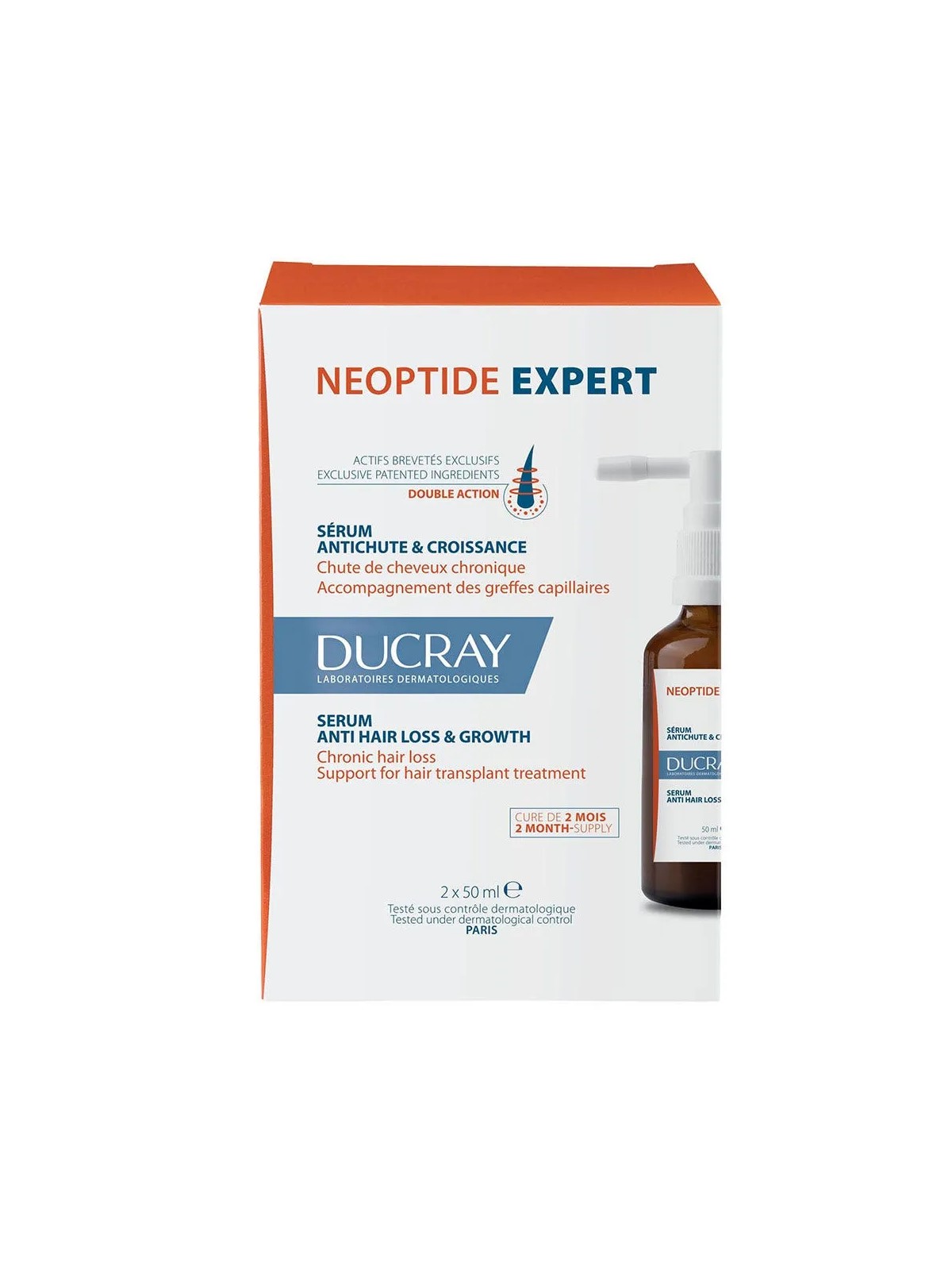 Ducray Neoptide Sérum Antichute et Croissance 2x50ml