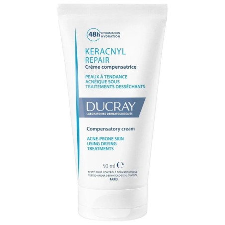 Ducray Keracnyl Crème Compensatrice Peaux à tendance Acnéique Repair 50ml