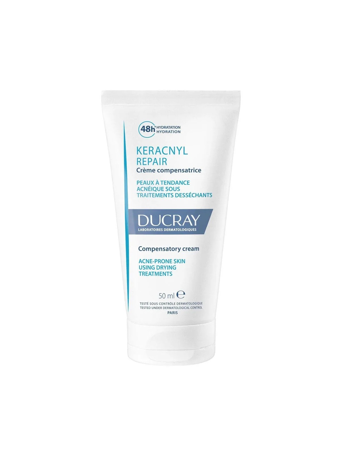 Ducray Keracnyl Crème Compensatrice Peaux à tendance Acnéique Repair 50ml