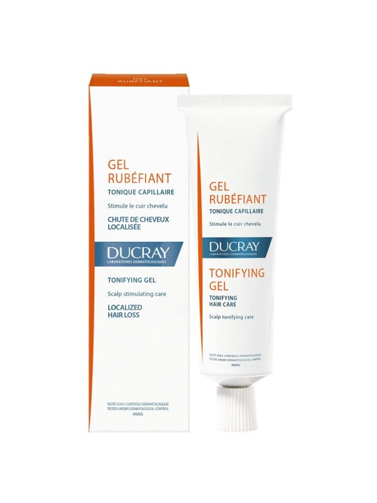 Ducray Gel Rubefiant Tonique Capillaire Chute De Cheveux Localisee 30ml