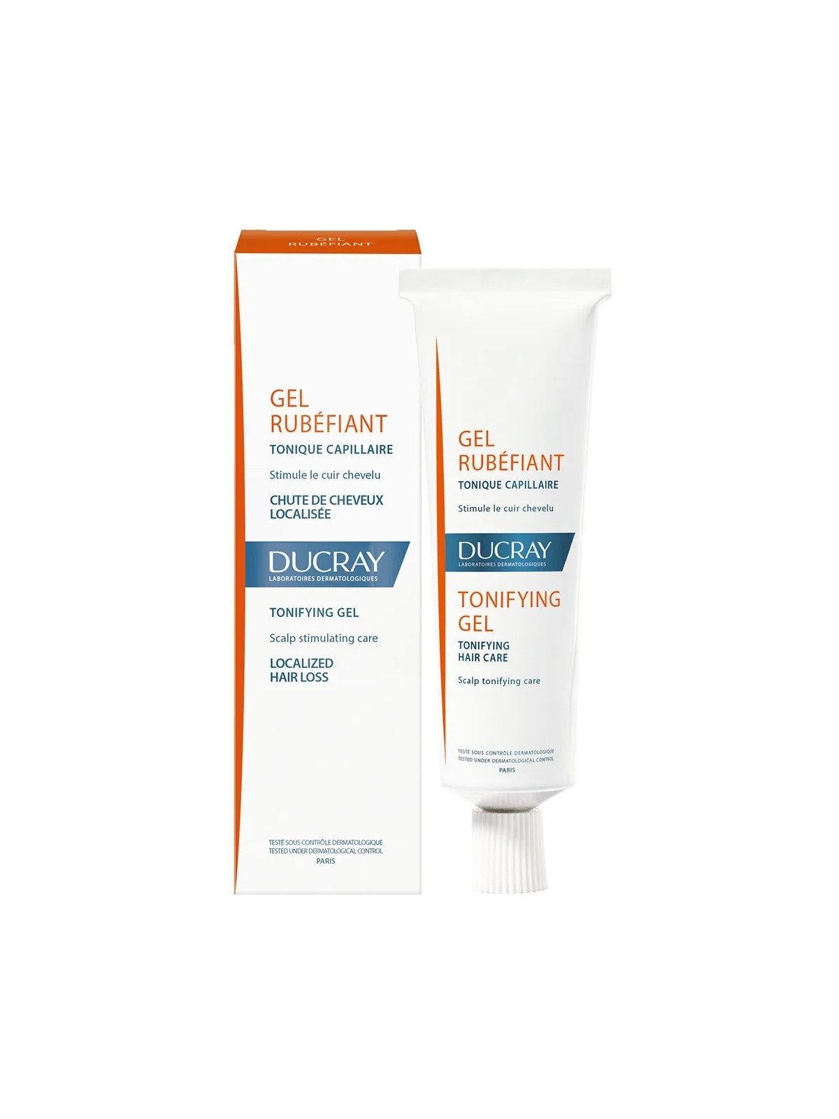 Ducray Gel Rubefiant Tonique Capillaire Chute De Cheveux Localisee 30ml