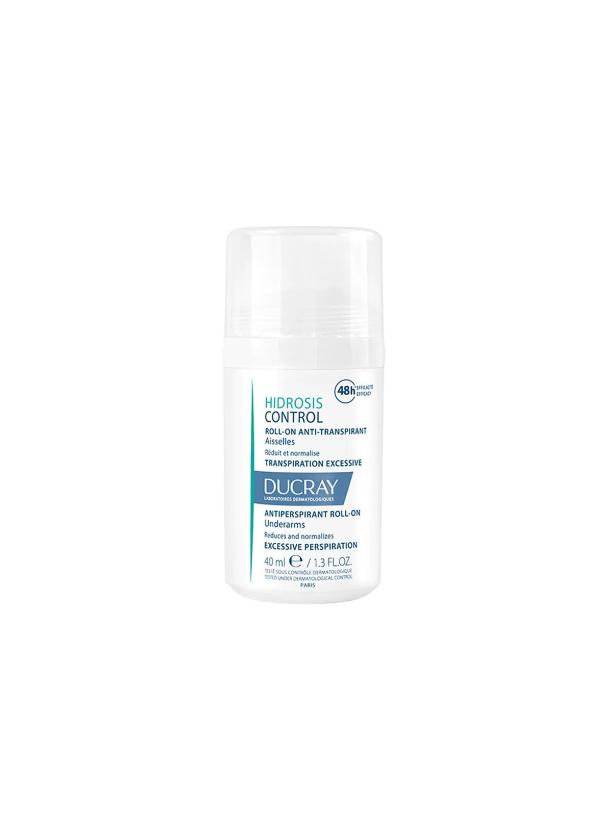 Ducray Hidrosis Control Roll-on Anti-transpirant Aisselles 40ml