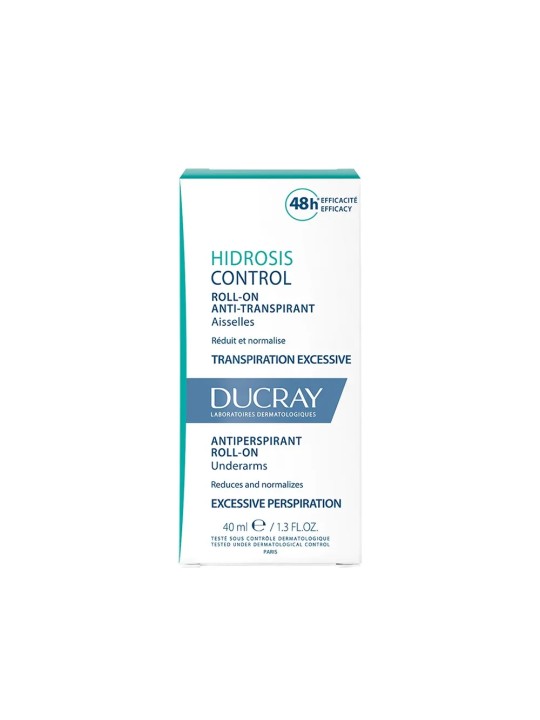 Ducray Hidrosis Control Roll-on Anti-transpirant Aisselles 40ml