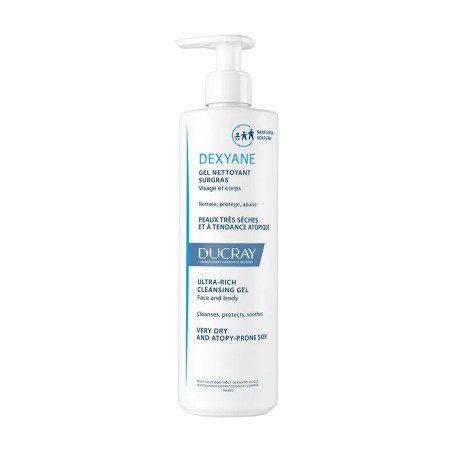 Ducray Dexyane Gel Nettoyant Surgras Visage Et Corps Peaux Tres Seches A Tendance Atopique 400ml