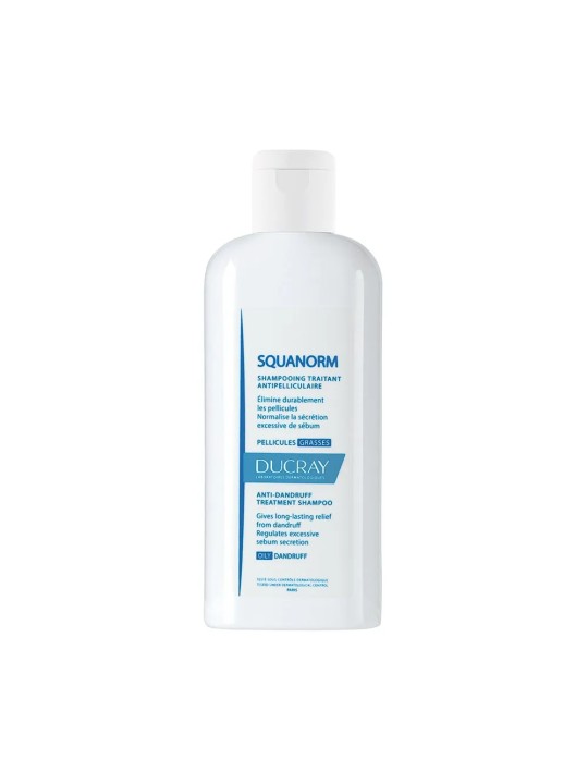 Ducray Squanorm Shampooing Traitant Antipelliculaire Pellicules Grasses 200ml