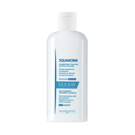 Ducray Squanorm Shampooing Traitant Antipelliculaire Pellicules Grasses 200ml