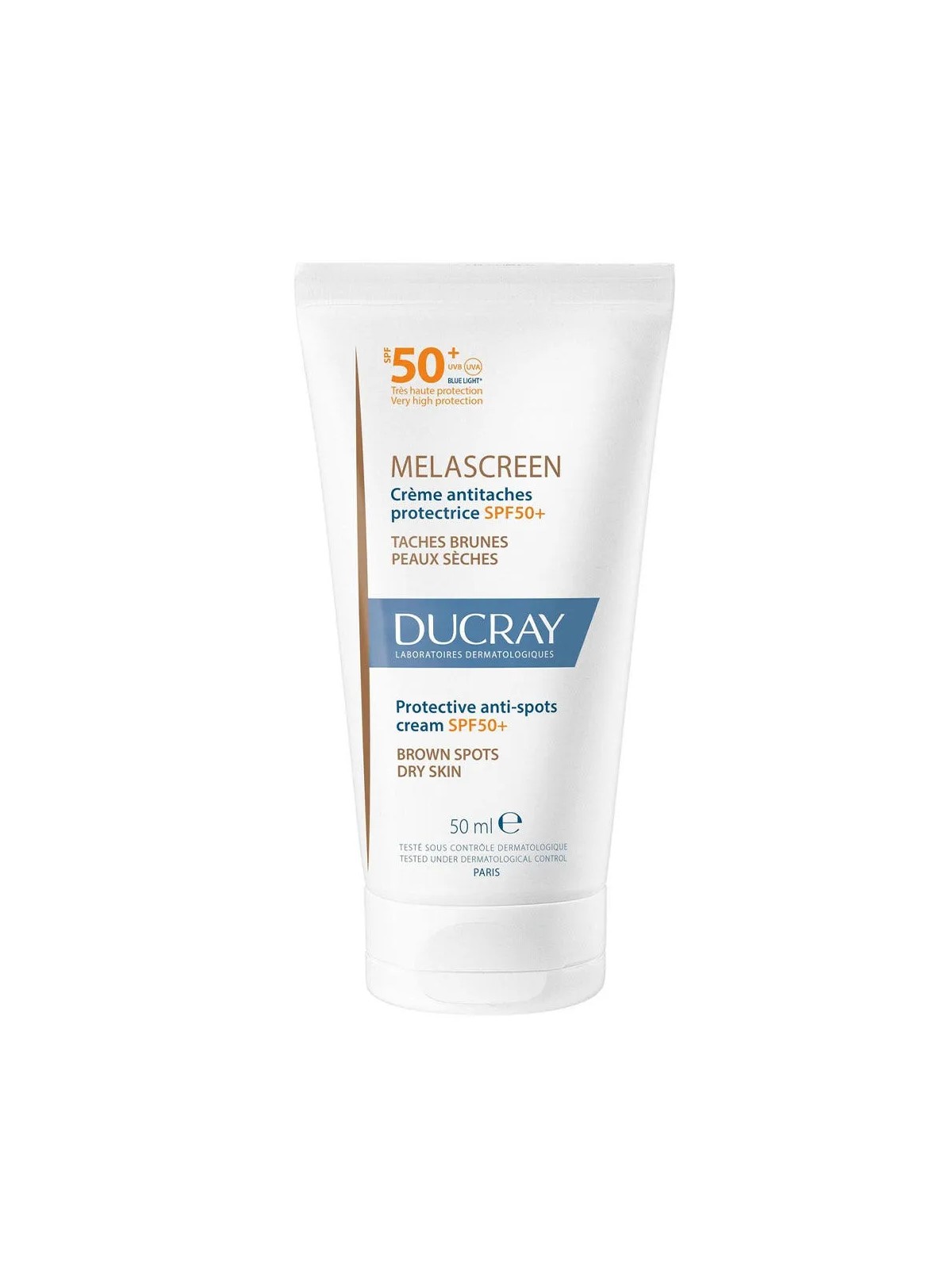 Ducray Melascreen Crème Antitaches Protectrice SPF50+ Taches Brunes 50ml