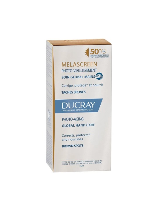 Ducray Melascreen Photo Vieillissement Soin Global Mains Taches Brunes Spf50+ 50ml