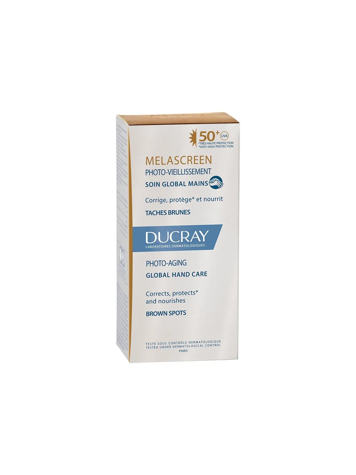 Ducray Melascreen Photo Vieillissement Soin Global Mains Taches Brunes Spf50+ 50ml