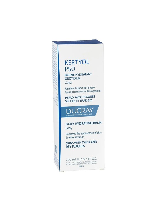 Ducray Kertyol P.S.O Baume Hydratant Quotidien Peaux Psoriasiques 200ml