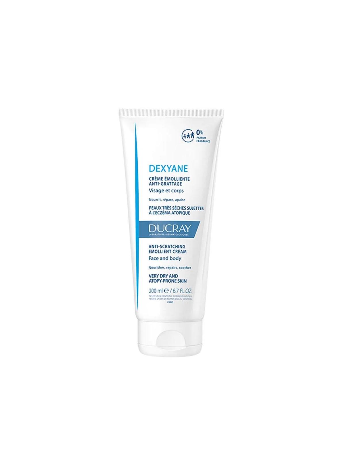 Ducray Dexyane Creme Emolliente Anti Grattage Peaux Tres Seches A Tendance Atopique 200ml