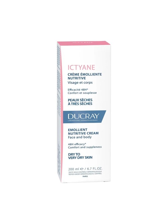 Ducray Ictyane Creme Emolliente Nutritive Peaux Seches A Tres Seches 200ml