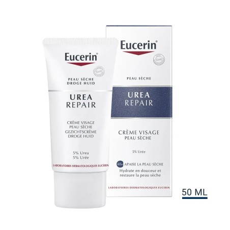 Eucerin UreaRepair Plus Creme Visage 5% Uree Peaux Seches 50ml