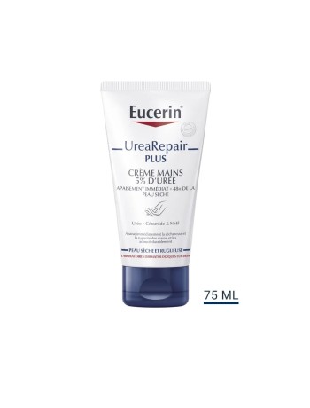 Eucerin UreaRepair Plus Creme Mains 5% D'uree Peaux Seches 75ml