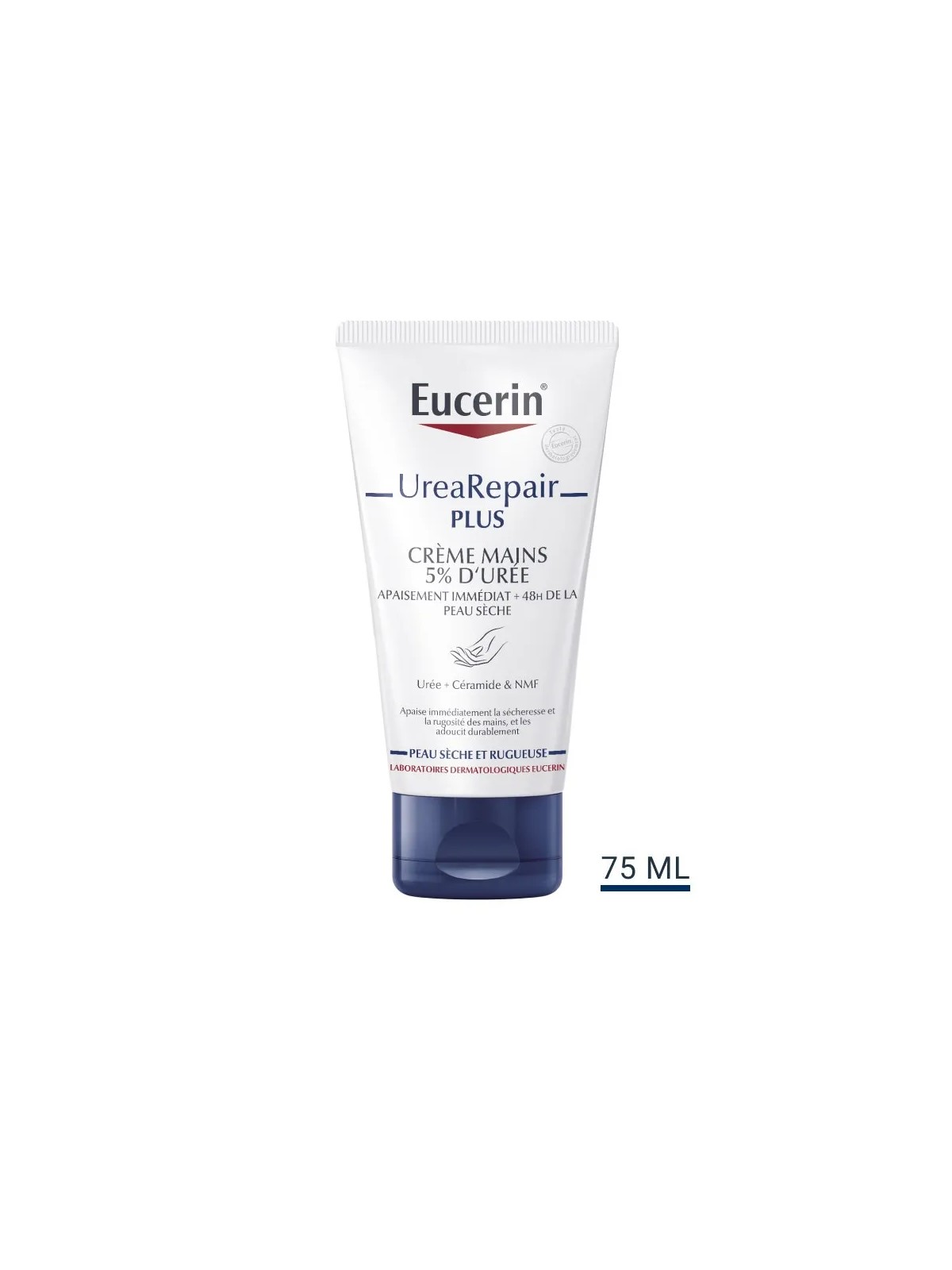 Eucerin UreaRepair Plus Creme Mains 5% D'uree Peaux Seches 75ml