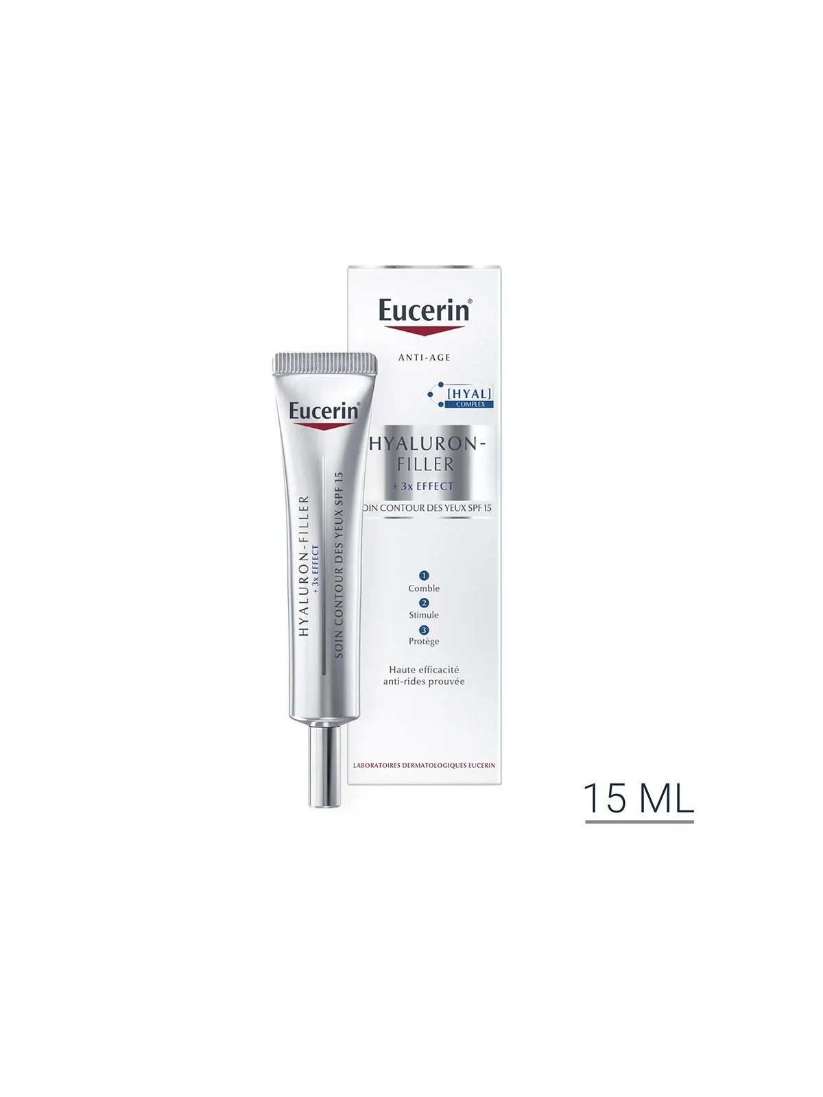 Eucerin Hyaluron-Filler + 3x Effect Contour des Yeux +3x Effect 15ml