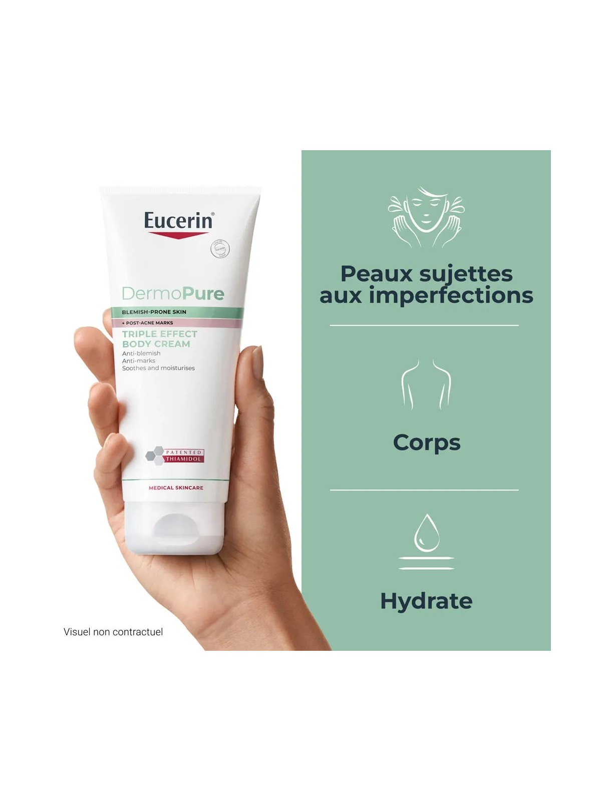 Eucerin Dermopure Crème Corps Triple Action 200ml