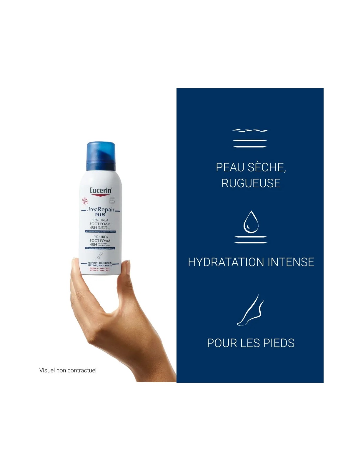 Eucerin UreaRepair Plus Mousse Pieds 10% d'Urée 150ml