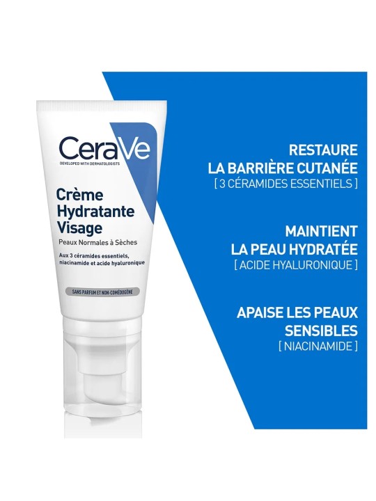 Cerave Face Creme Hydratante Visage 52ml