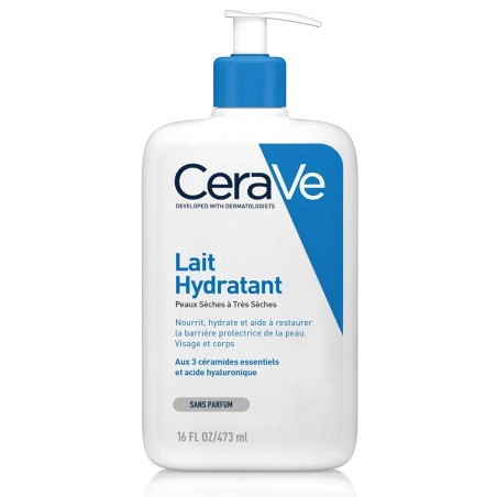 Cerave Body Lait Hydratant Visage Et Corps Peaux Seches A Tres Seches 473ml