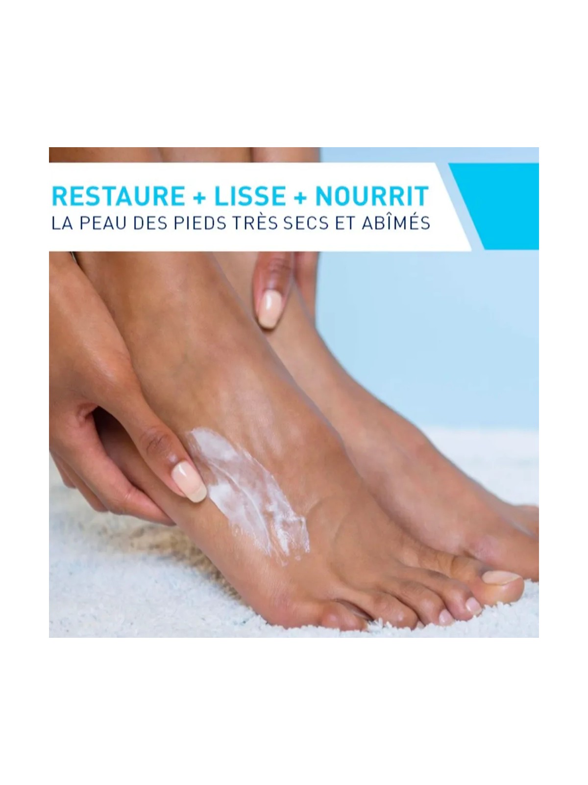 Cerave Body SA Creme Pieds Regenerante Pieds Tres Secs Abimes Rugueux 88ml